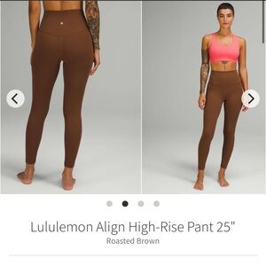 lululemon high rise align 25”